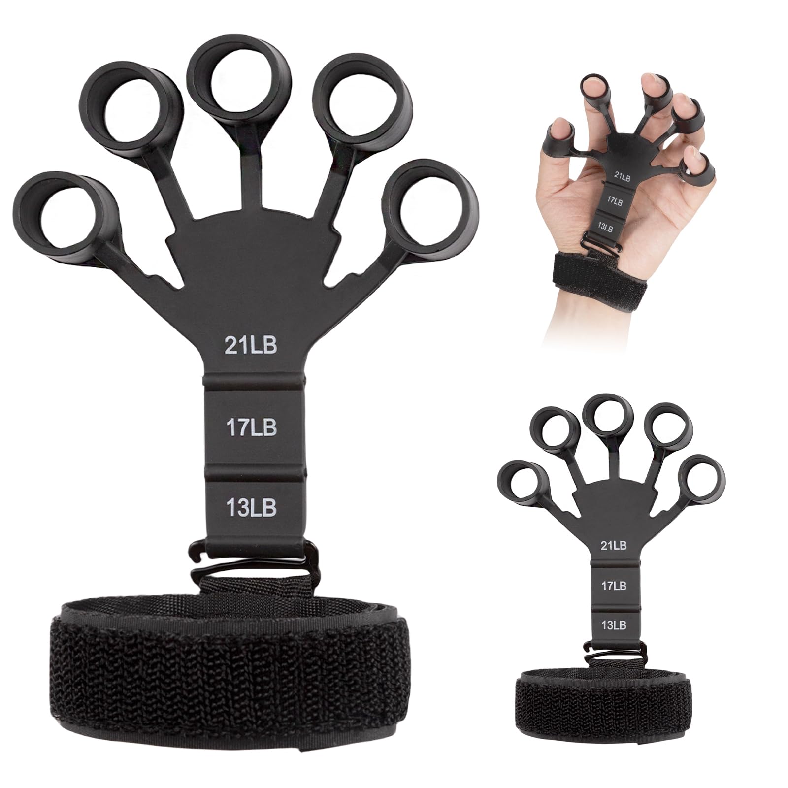 

JEKYDOSD Finger Power Set of 2 Finger Grip Grip Strength Adjustable Grip Strength Strengthening Grip Strength Grip Strength Power Grip Strength Stress