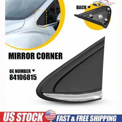 Left Side Corner Mirror Triangle Molding Fender Trim for Chevrolet Cruze 2016-19