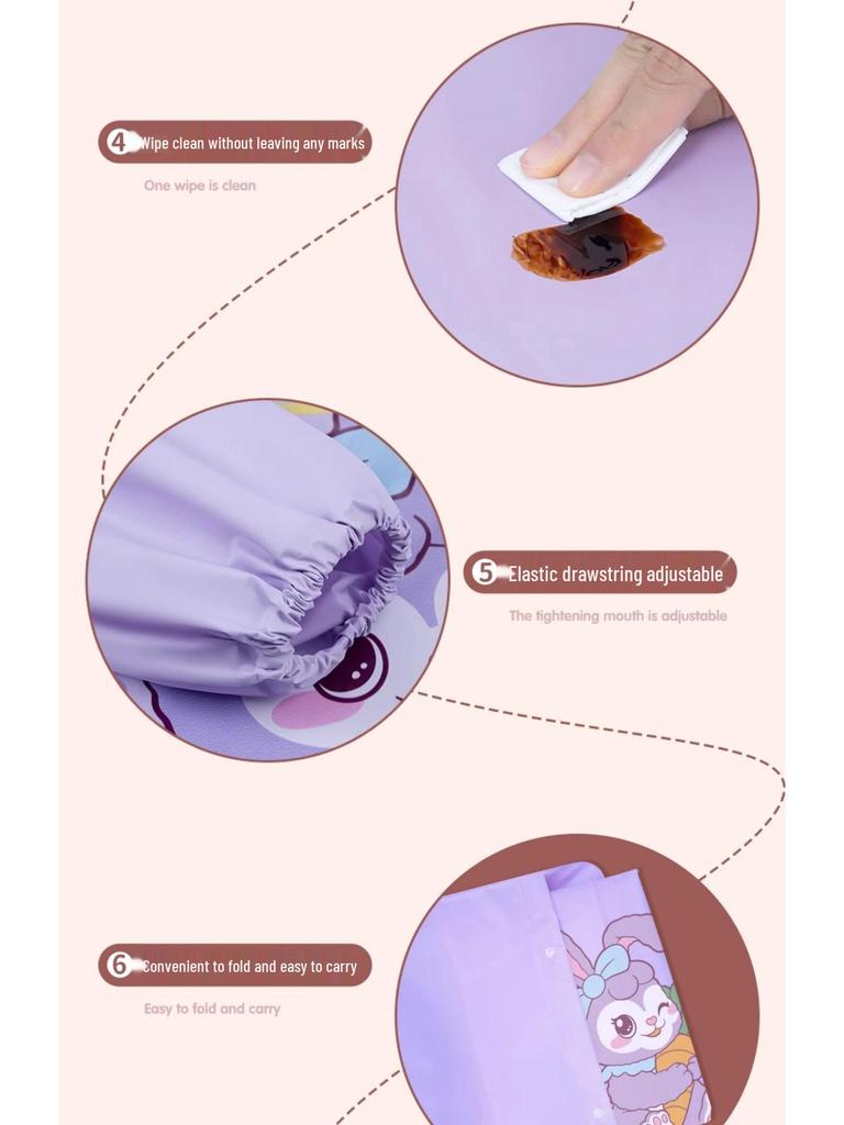 Kinder Verdickter EVA Regenmantel Poncho Overall - Sturmfest Ganzkörper Schultaschen-Kompatibel Schülerausrüstung