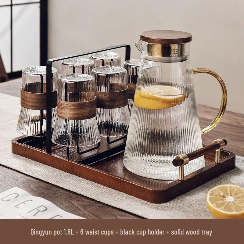 

Heat-Resistant Glass Teacup and Kettle Set