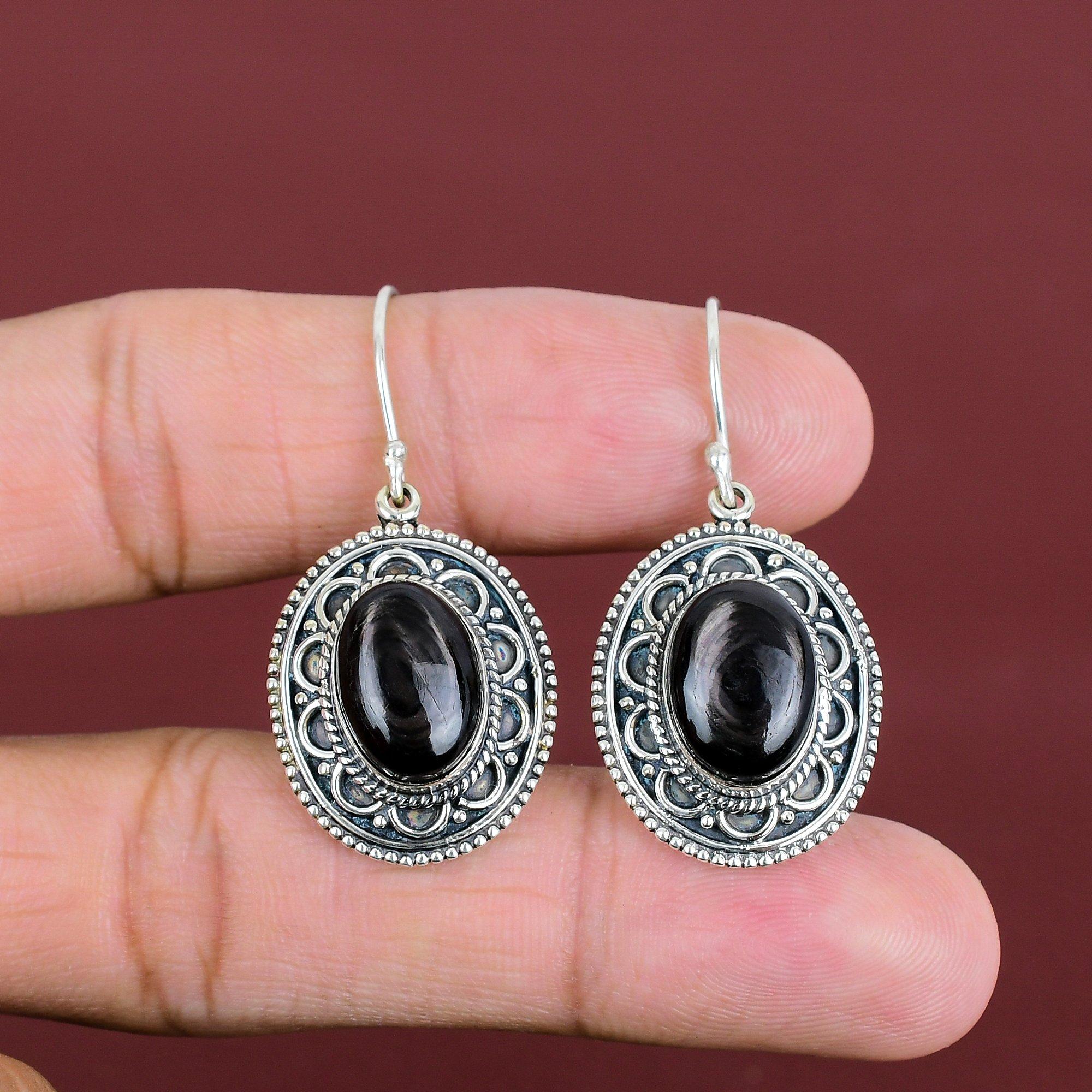 

Hypersthene Earring Top Quality Gemstone Jewelry Vintage Earrings 925 Sterling Silver Earring Handmade Earring Designer Jewelry Gift For Her