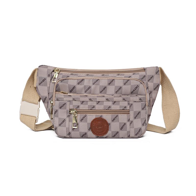 Modische Hüfttasche, Reißverschluss, geeignet für Outdoor-Aktivitäten, Crossbody-Sporttasche, lässige Umhängetasche, mehrschichtig c