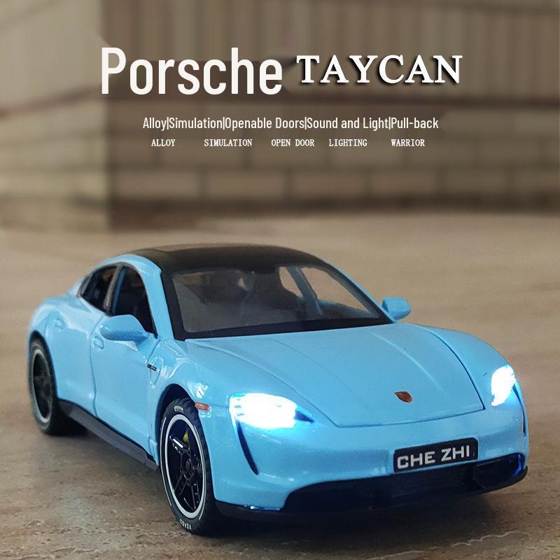 Baoshijie Taycan Alloy Children's Coupe Toy Car Model