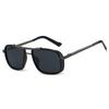 Vintage Sunglasses Men  New in Fashion Double Bridge Outdoor Shades Trendy Brand Designer Anti-UV Driving Sun Glasses