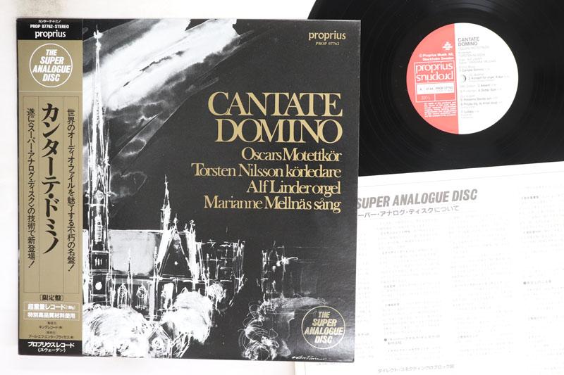 

LP Record OSCARS MOTETTKOR, TORSTEN NILSSON, - Cantate Domino PROP07762 PROPRIUS 1980 Japan Obi Classical Used