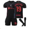 2024/2025 Barcelona Yamal Kids Sportswear Soccer Jersey, Black, Polyester