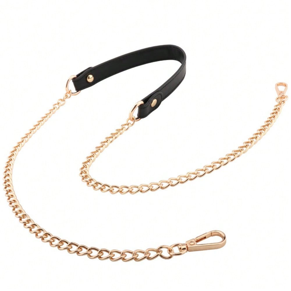 Tas Ketting Dames Tas Schouderband Accessoires Ketting Riem Enkele Schouder Diagonale Span Tas Riem goud