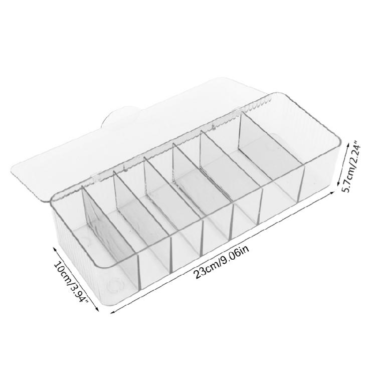 Cable Storage Box with Lid Clear Charger Cord Organizer Desk Organization Case