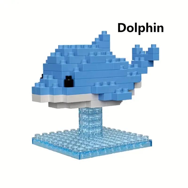 Animal Building Blocks DIY Whale, Dolphin, Penguin Ornaments-Awesome Educational Toys & Holiday Gifts for Kids!
