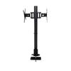 Jianleji Dual Monitor Stand with Adjustable Height and Backrest