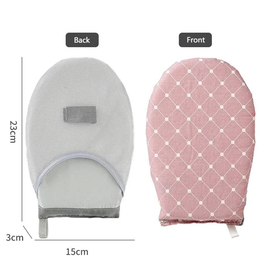 

Fabric Handheld Ironing Board Handheld Ironing Tray Board Small HomeGloves Anti Household 1Pc рожевий