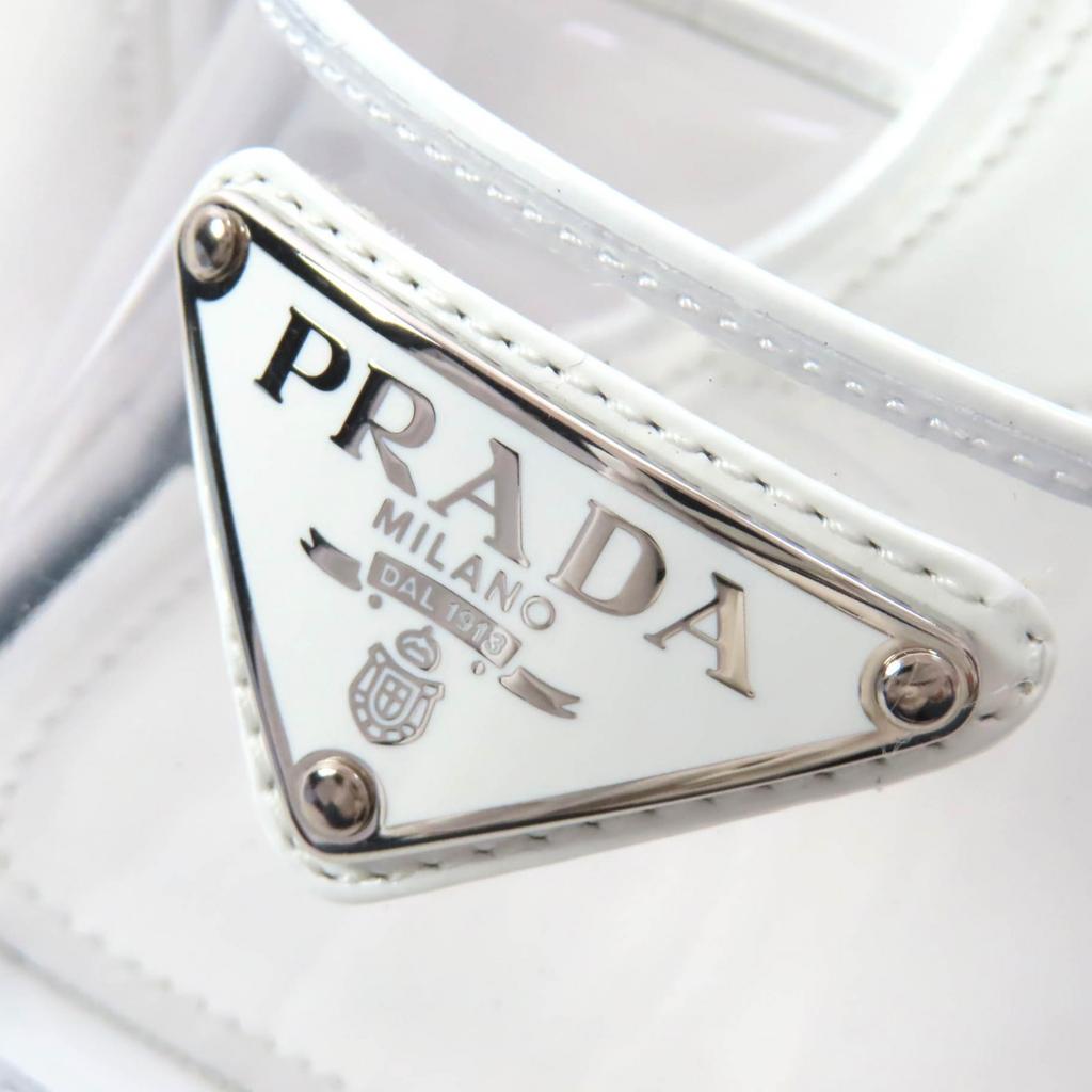 Excellent PRADA Sandals white leather Women 34 Used