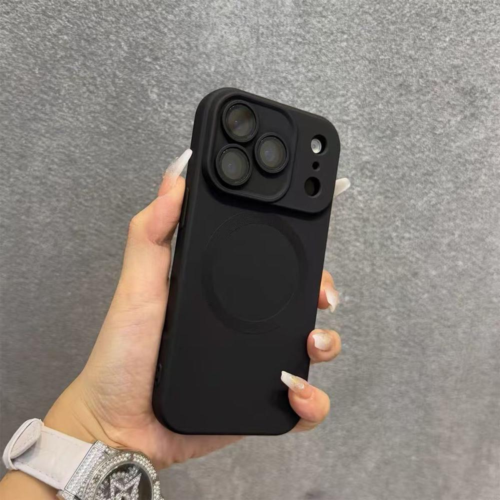 Matte For iPhone 17 16 Pro Max Case For Magsafe Magnetic Cases For iPhone 17 16 15 14 13 12 Pro Max Plus Air Soft Cover