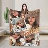 Katseye Kpop Girls Warm Blanket Child Plush Throw Blanket Print Couch Chair Flannel Bedspread Sofa Bed Cover
