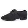 Herren Jungen Latin Modern Tango Tanzschuhe Mesh Atmungsaktiv Niedriger Absatz Rutschfeste Trainingstanzschuhe