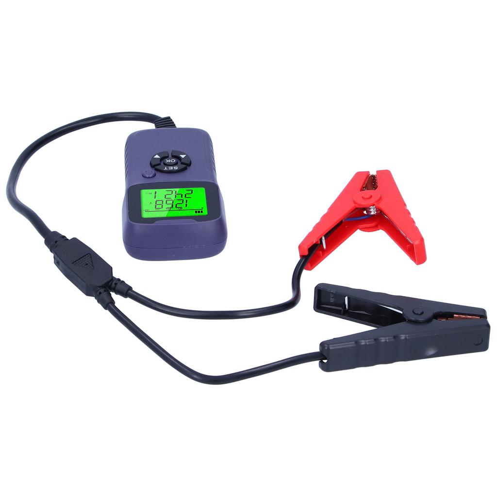 A300 Digital Car Battery Tester LCD Battery Test Analyzer Auto Test Diagnostic ToolsPurple