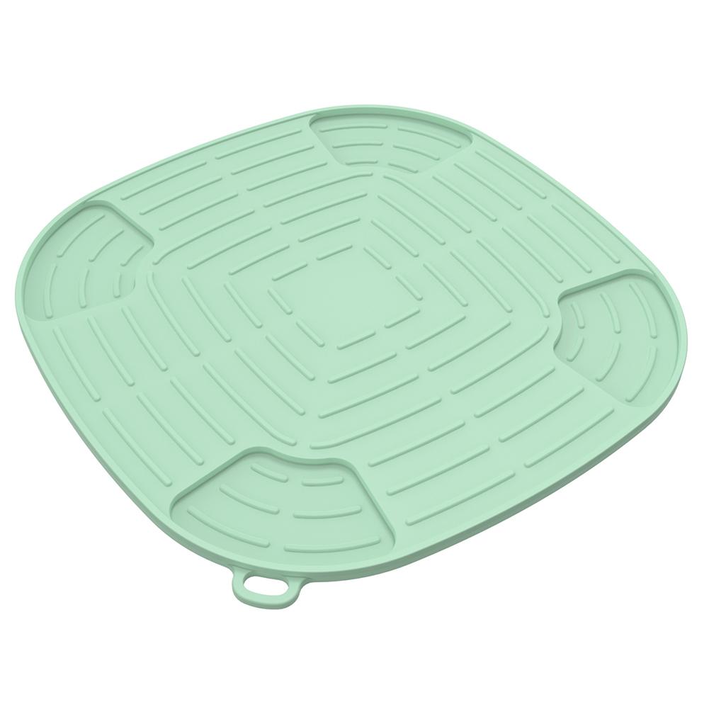 Air Fryer Air Fryer Mat NJ Crispi Accessories Fireproof Mat Heat-Resistant Silicone Non-Slip Design 10.6 Inch Square