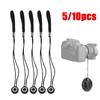 5/10PCS Cover Cap Keeper Holder Rope Hanging Cord For DSLR SLR Camera, Anti-Lost Lens Cover Rope Storage Portable Camera Rope