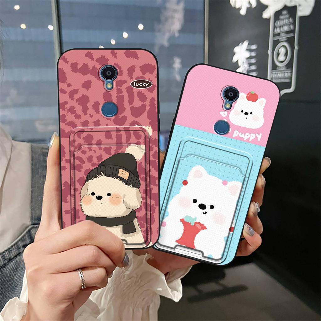 Silicone Fashion Design Phone Case For Sharp Rouvo V Card Slot Back Cover Shockproof Waterproof Anti-knock Cartoon TPU