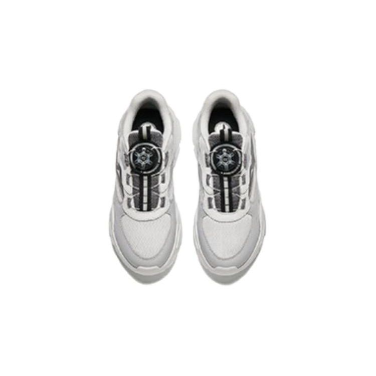 Anta Kids Breathable Durable Low-Top Running Shoes With Knob Design Kids sneaker White Gray A312418801H-3