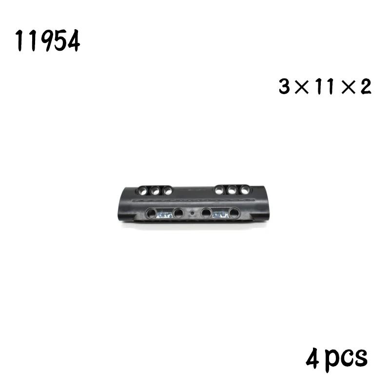 Non-Toxic Technical Parts Flat Panel Plate 1X3X11 Mechanical Building Blocks Car Moc Parts Brick Toy 11954 18944 18945 24116 24119 62531