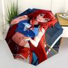 1 Stück Outdoor-Regenschirm mit Anime-Charakter-Design - Automatisches Öffnen/Schließen, Tragbares 3-fach faltbares Design, 8-Speichen-Eisenrahmen - Perfektes Geschenk für Fans,