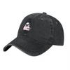 Pug Dog Patch Design Washed Cotton Baseball Cap Classic Black Adjustable Hat for Unisex and Women Casual Streetwear Style