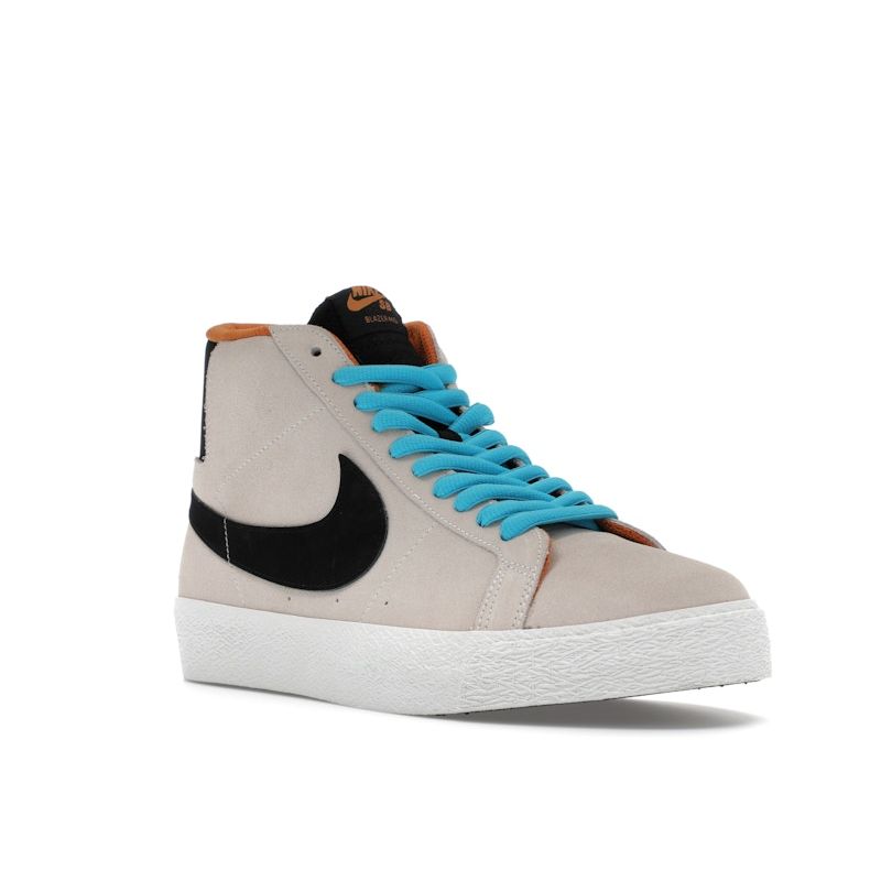 Nike Zoom Blazer Mid SB Electric Pack Men Sneakers Cream Phantom Black HF3831-001