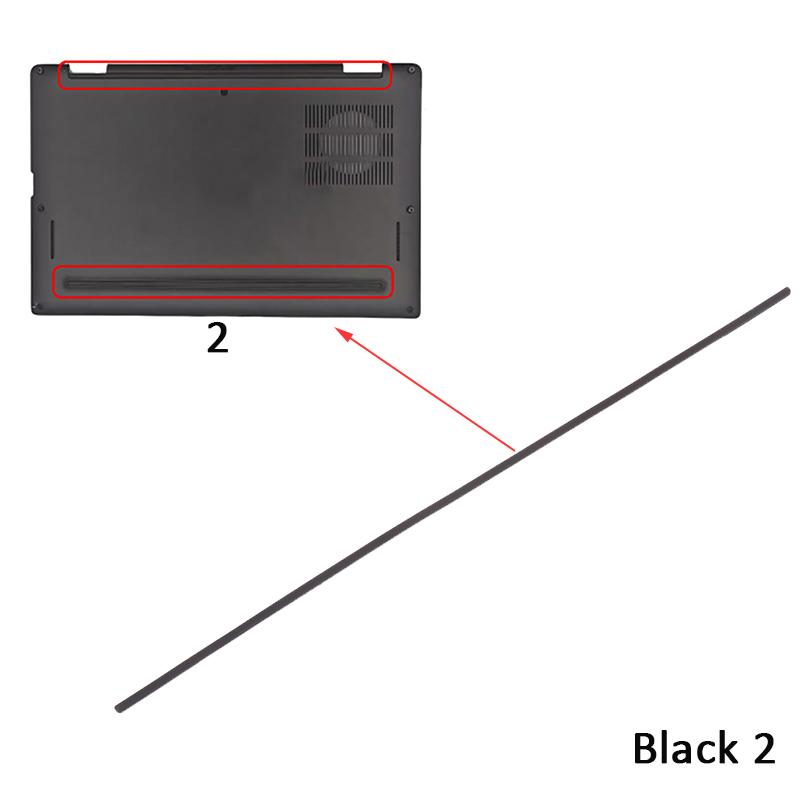 

1/2 шт. универсальная резиновая полоска для ноутбука Dell Latitude 7310 Diy нижняя часть корпуса подставка для ног нескользящая накладка на оболочку сменные аксессуары