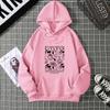 Women's Clothing 2025 Spring and Autumn New S-5X Hooded Sports and Leisure Printed Sweater