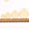 50pcs Round Wooden Circles Natural Discs Blank Signs Crafts Party Hang Tag Cards
