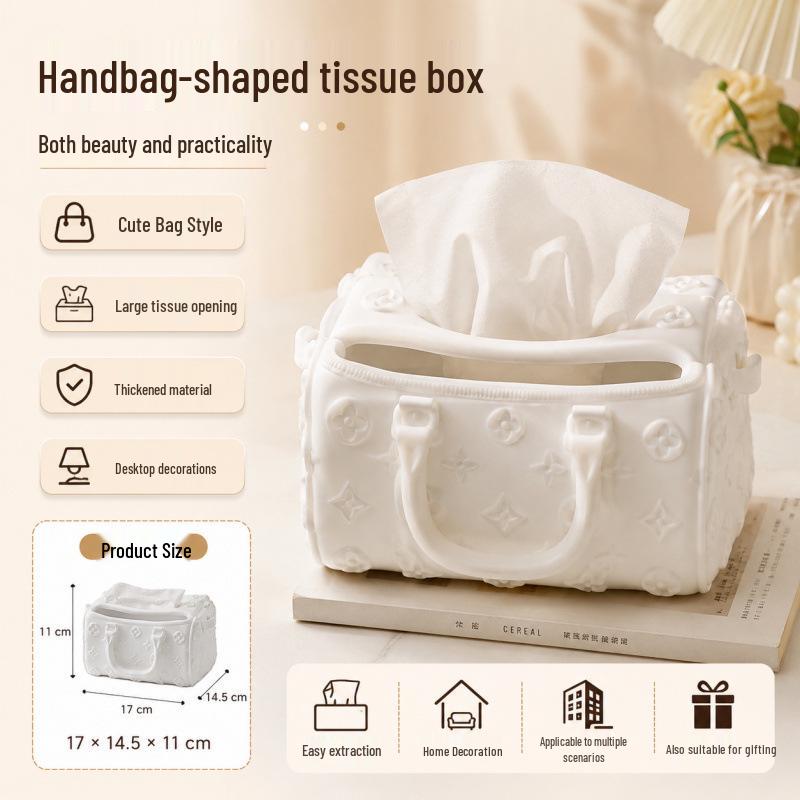 2026 Cute Cartoon Silicone Tissue Box and Ornament for Living Room