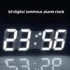 Ins minimalist desktop 3D digital LED electronic clock wall mounted USB plug-in stereoscopic luminous alarm clock desktop clock