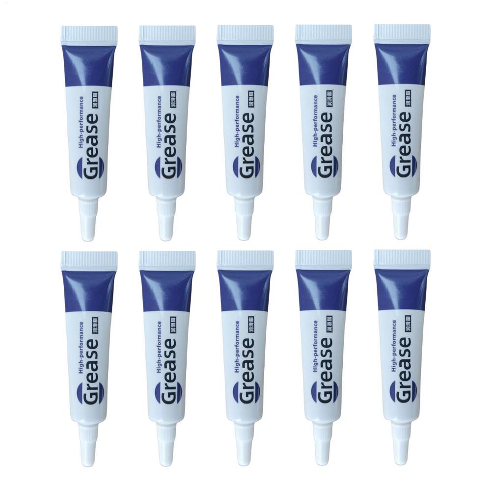 10PCS Waterproof Food Grade Silicone Lubricant Grease Equipment Car Gear Valves Chain Repair Maintenance Lithium Grease Tools