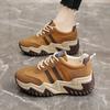High-end Internal High-end Autumn Dad Shoes Korean Casual Shoes Sneakers Thick Sole Color-blocking and Breathable Women
