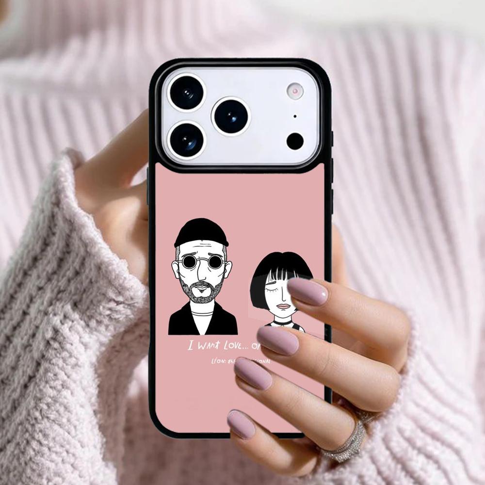 Killer Leon Famous Movie Phone Case For Apple iPhone 17 Air 16E 15 14 Plus 13 12 11 Pro Max Mini Funda Cover