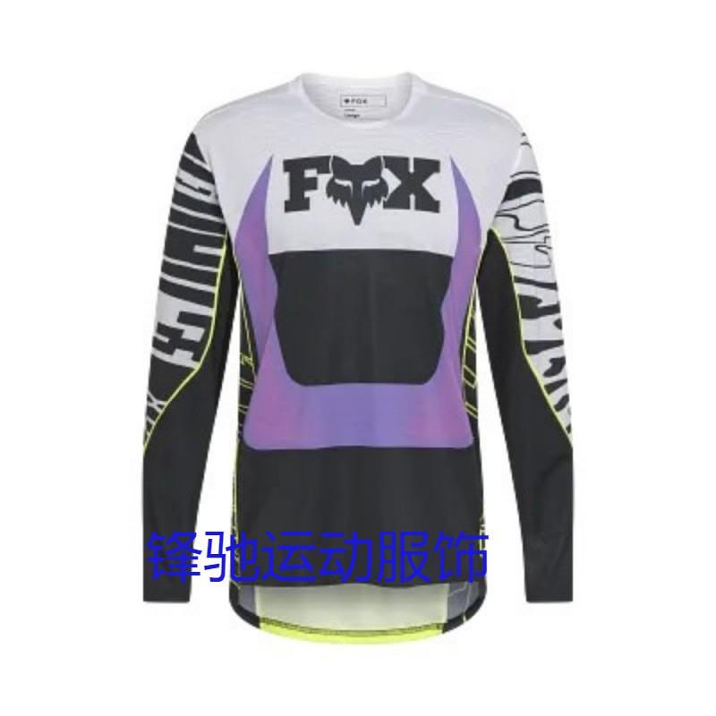 Herren Damen Mountainbike Radtrikot Langarm Schnelltrocknend Offroad Motocross Rennhemd