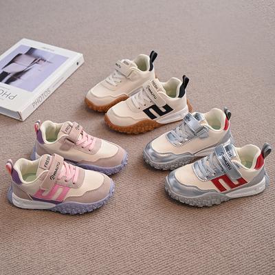 Children's Running Shoes 2025 Spring and Autumn New Boys' Fashionable and Comfortable Sports Shoes Girls' Soft-soled Korean Version Casual Shoes