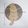 Pendulum Clock, Shetland Sheepdog (Sheltie) Wall Clock, Beige, Stylish Wooden Analog Clock, Silent, Wall-Mounted, Interior Decor, Bedroom, Home, Room