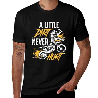 A Little Dirt Never Hurt Tshirt Light Athletic Short Sleeve Tee Shirt