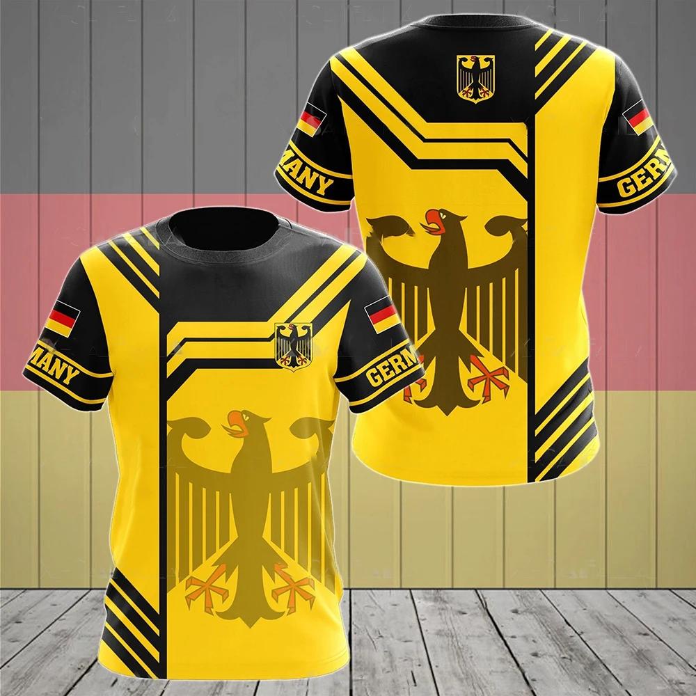 Germany Flag 3d Print T-shirts Men Fashion T-shirt Kids Hip Hop Tops Tees Deutschland Flagge Tshirt Boys Tee Summer Women Tops