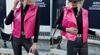 Waistcoat Winter Lambskin Pink Barbie Fancy Women Stylish Leather Vest Coat