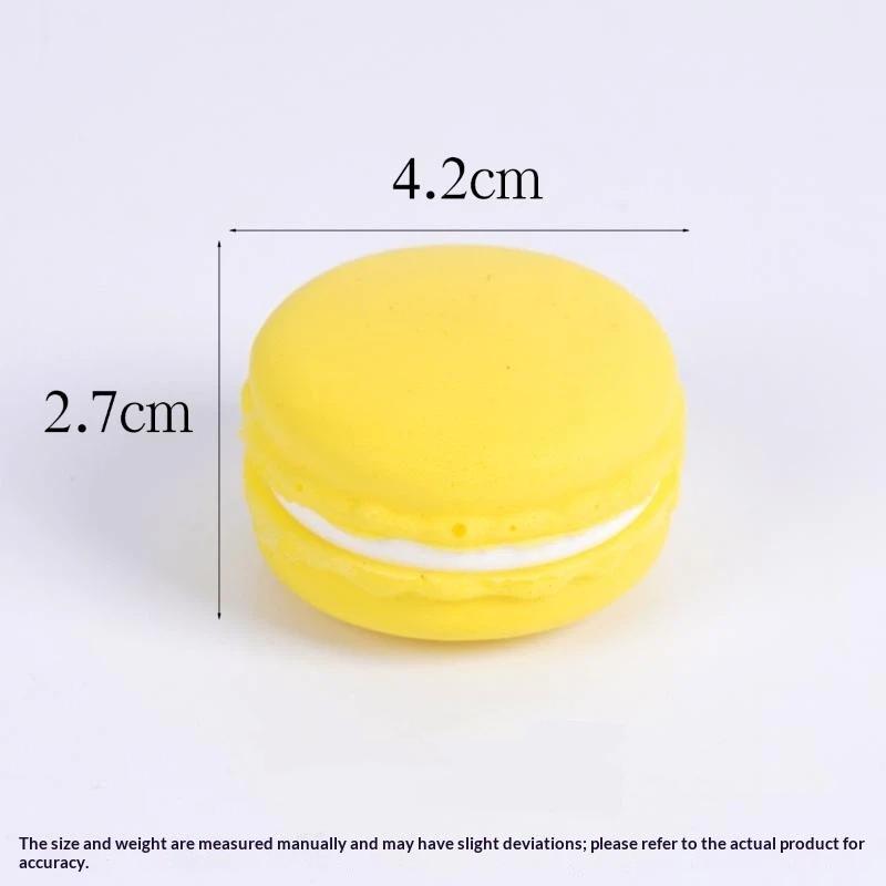 Artificial Macaron Simulation Food Models Lifelike Texture Assorted Styles for Holiday Party Decor Home Desktop Ornament Gifts