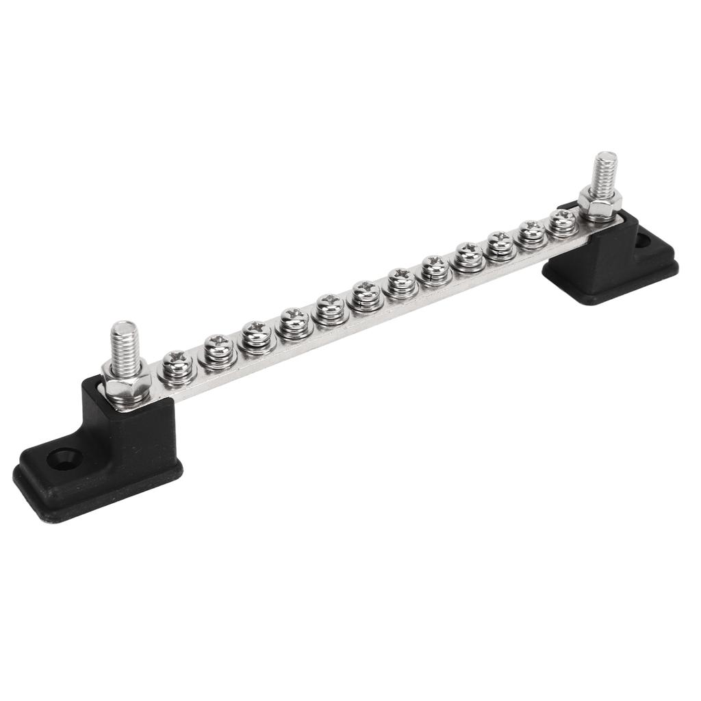 Terminal Bus Bar Power Distribution Terminal Block Wire Screw Electrical Grounding Bars Block for Cars Boats Yachts