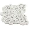 Baroque Fondant Mold Curlicues Scroll Lace Silicone Molds Filigree Mold 3D Sculpted For Sugar Cake Decorating Cupcake Topper Candy Chocolate Gum