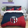Bologna FC Pattern Bedding Home Decoration Birthday & Festival Gift (1 * duvet cover + 2 * pillowcase, without core)