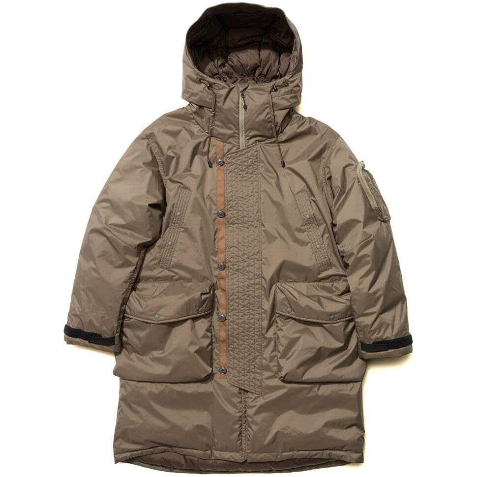 

NANGA Auroratex Down Field Half Mocha Size M Men s Coat, Gray,