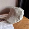 Retro Brim Wide Cotton Cap For Autumn Winter Seasonal Sun Unisex Protection