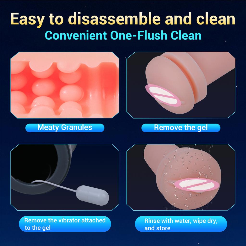 Automatic Male Masturbator Cup Realistic Female Vagina Pocket Pussy Strong Vibrating Bullet Penis Oral Adults Sex Toys For Men