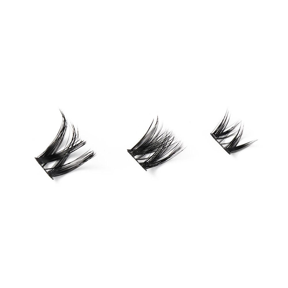 63 Cluster/Box Wimpernverlängerung Flauschige Überkreuzte Falsche Wimpern Weiche Faux-Mink-Wimpern Grafting-Wimpern